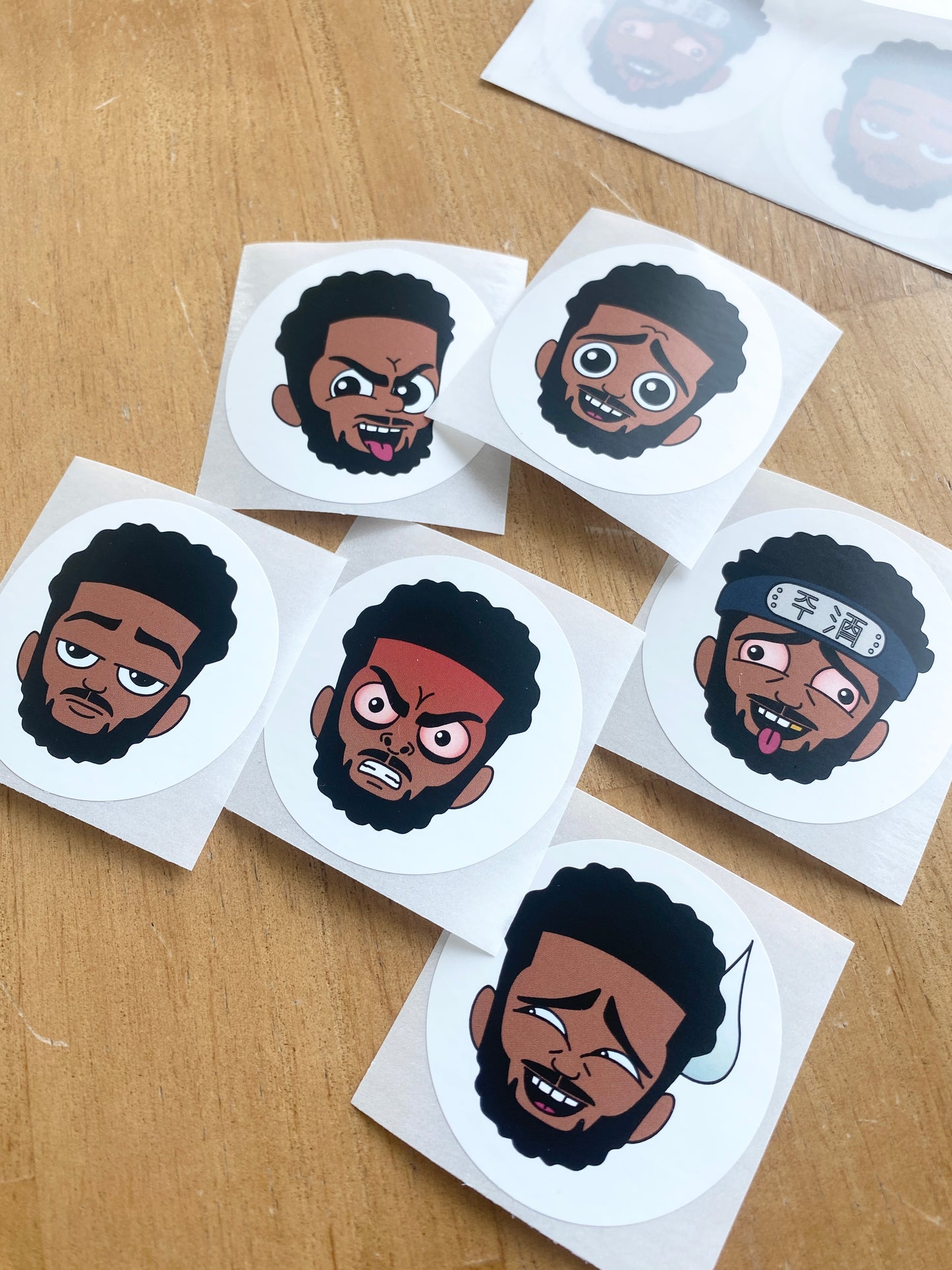 Toe Head Stickers